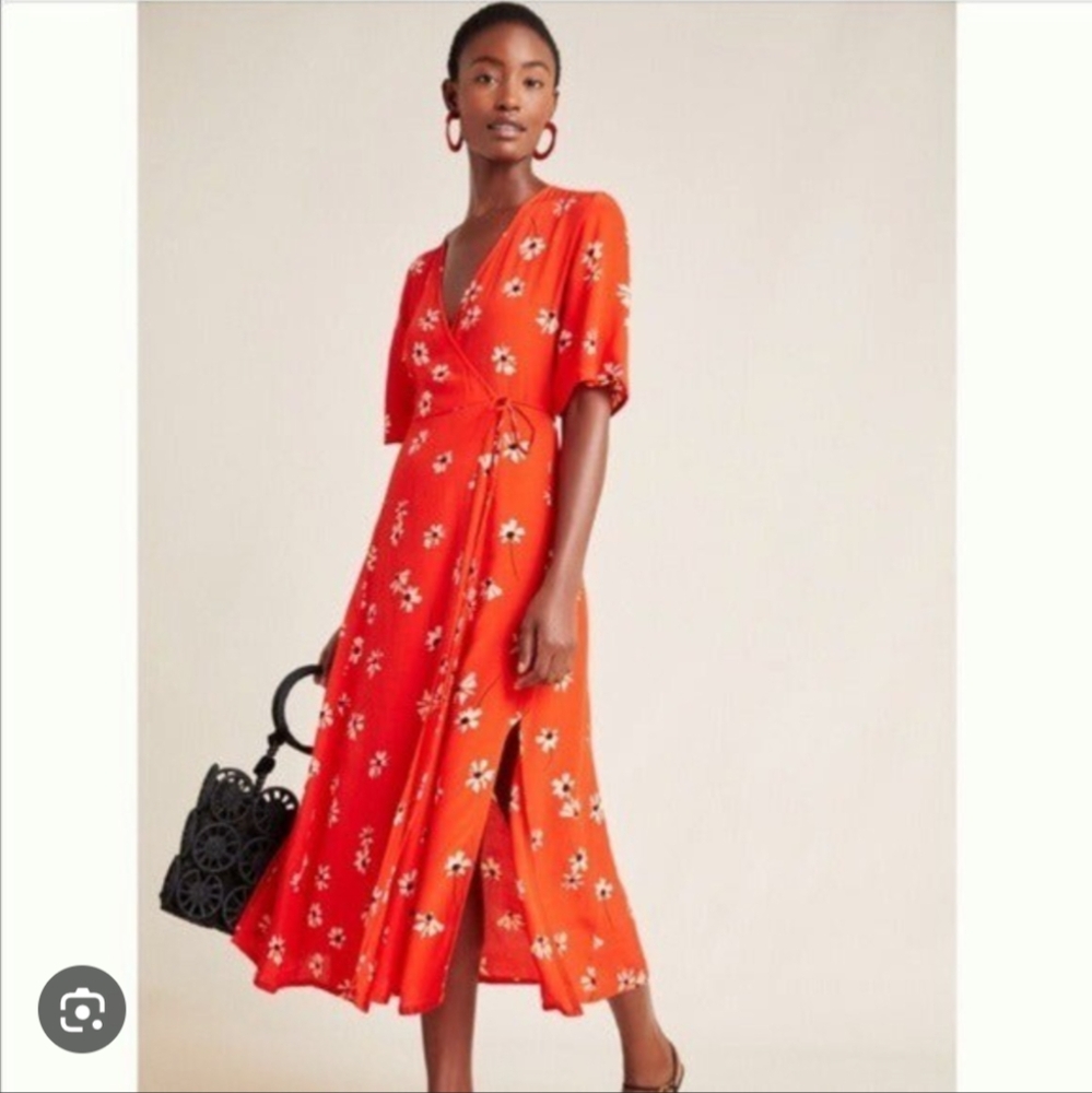 Wrap Midi Dress